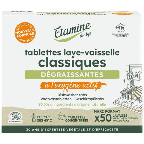 Etamin Био таблетки за съдомиялна машина, 50 броя
