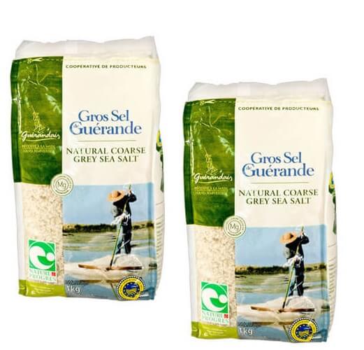 Келтска влажна и едра сол, 1 кг - 2 броя