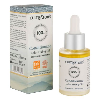 Био подхранващо масло за коса, фиксиране на цвета, 30 мл 