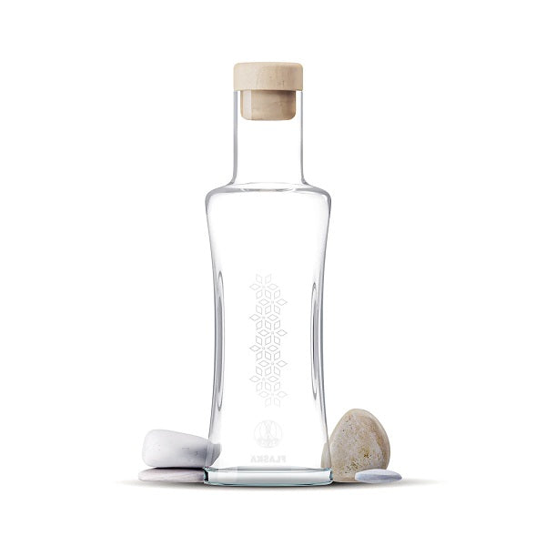 Flaska Стъклена гарафа Vodan за структуриране на вода, 1 л