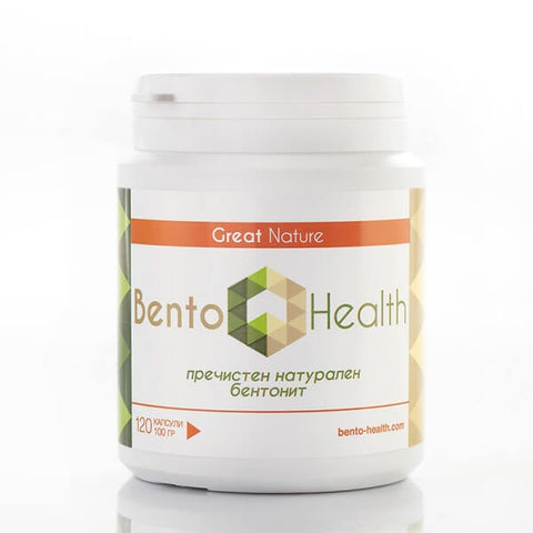 Bento health пречистен бентонит 120 капсули